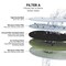 Purifier Filter Set of 3 for Pet Water Fountain, Replacement Filters for Cats & Dogs 6.30*5.24*2.13"